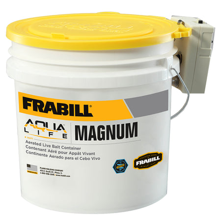 Frabill Magnum Bucket - 4.25 Gallons w/Aerator 14071 — Quality Boat Parts