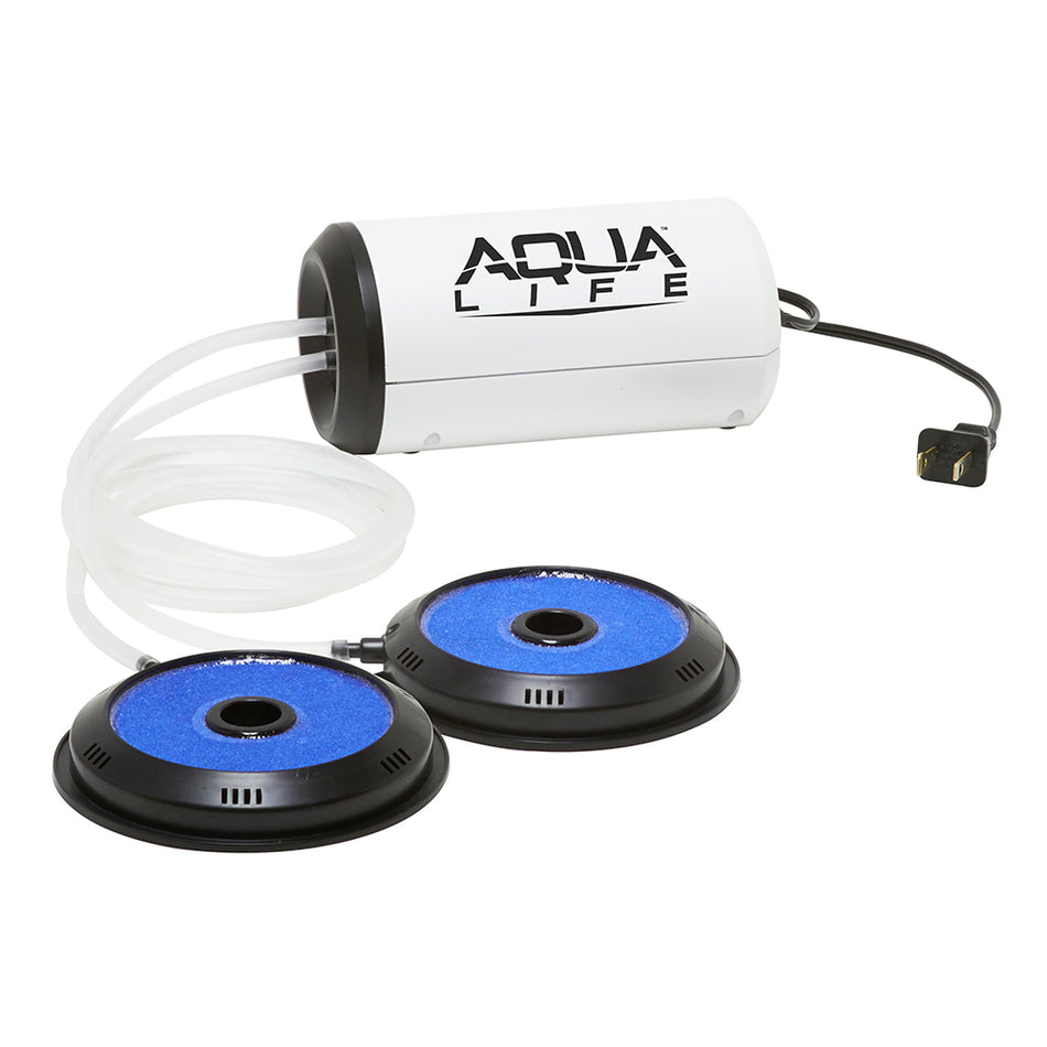 Frabill Aqua-Life® Aerator Dual Output 110V - Greater Than 100 Gallons 14212 — Quality Boat Parts