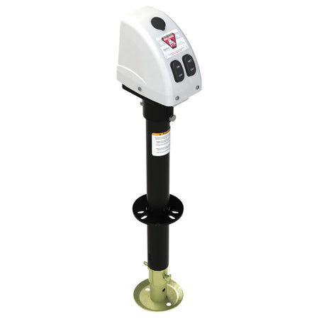 Bulldog 3,500lbs A-Frame RV Jack w/Powered Drive - 12V - White Cover 500188 — Quality Boat Parts