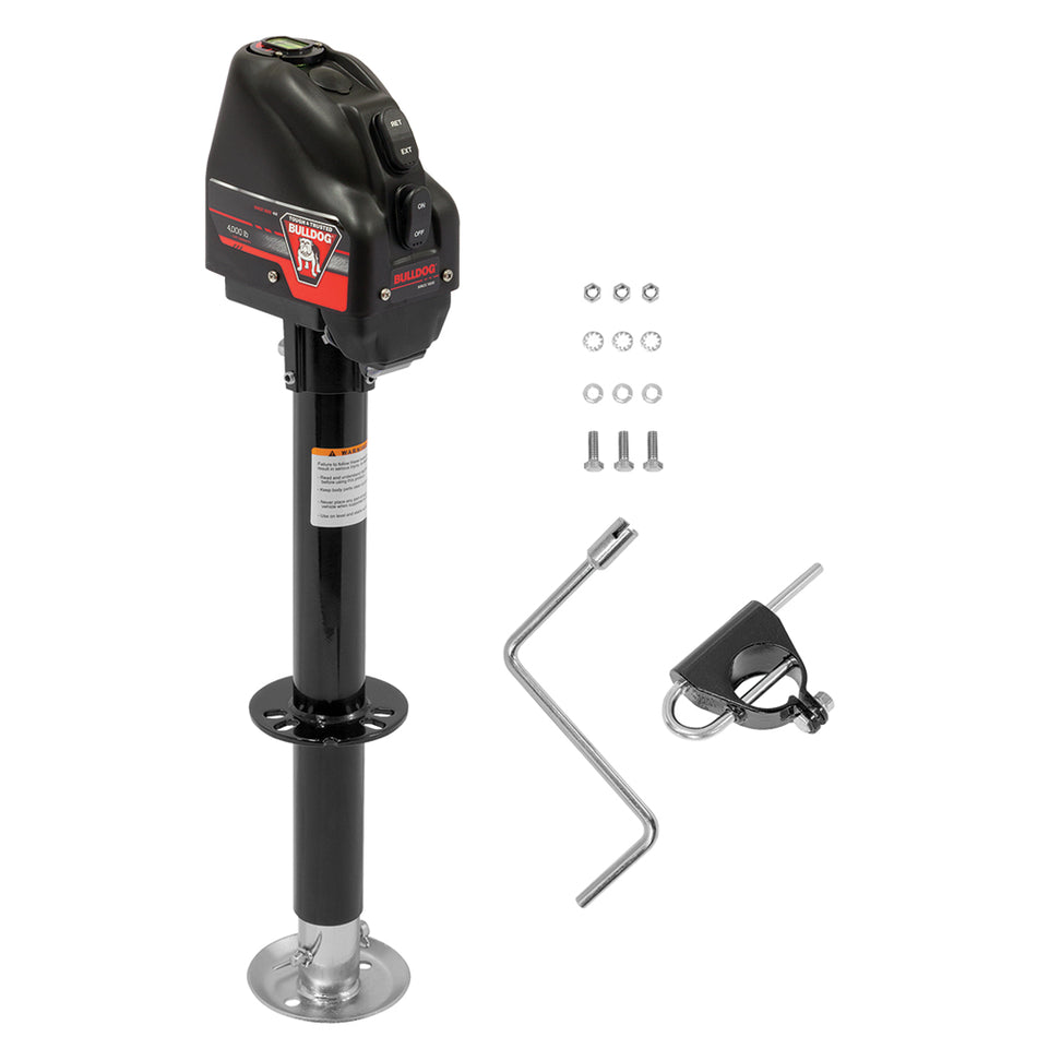 Bulldog 4,000lbs Powered A-Frame Jack - Black Case 500199 — Quality Boat Parts