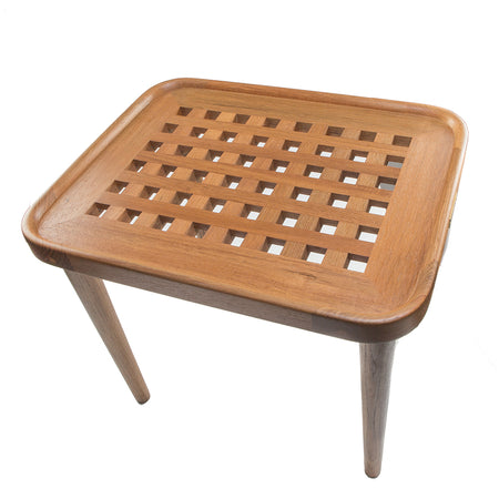 Whitecap Teak Cockpit Grate End Table 60020 — Quality Boat Parts