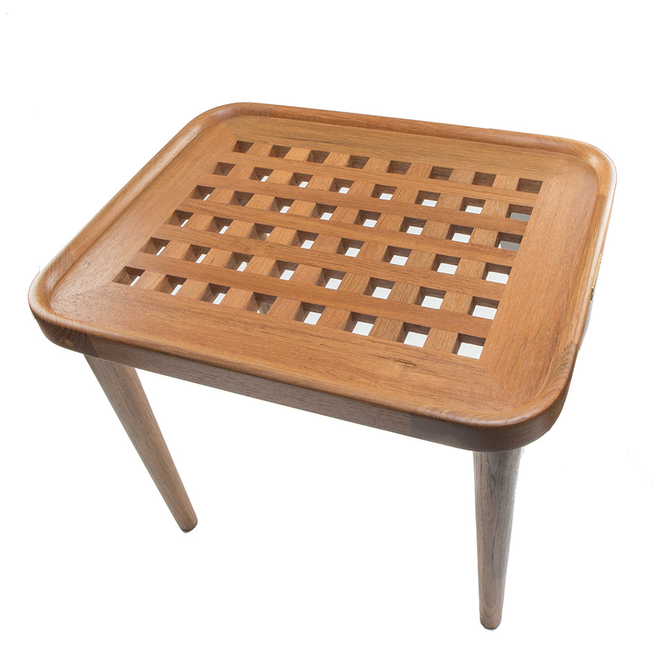 Whitecap Teak Cockpit Grate End Table 60020 — Quality Boat Parts