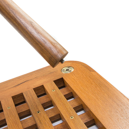 Whitecap Teak Cockpit Grate End Table 60020 — Quality Boat Parts