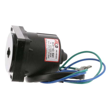 ARCO Marine Replacement Johnson/Evinrude Tilt Trim Motor - 2-Wire, 4 Bolt, Flat Blade Shaft 6241 — Quality Boat Parts