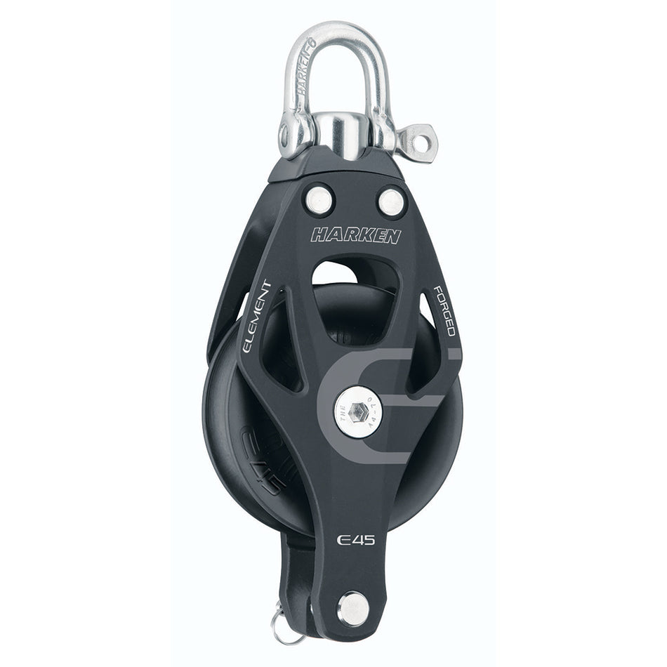 Harken 45mm Single Element Block w/Swivel & Becket 6231 — Quality Boat Parts