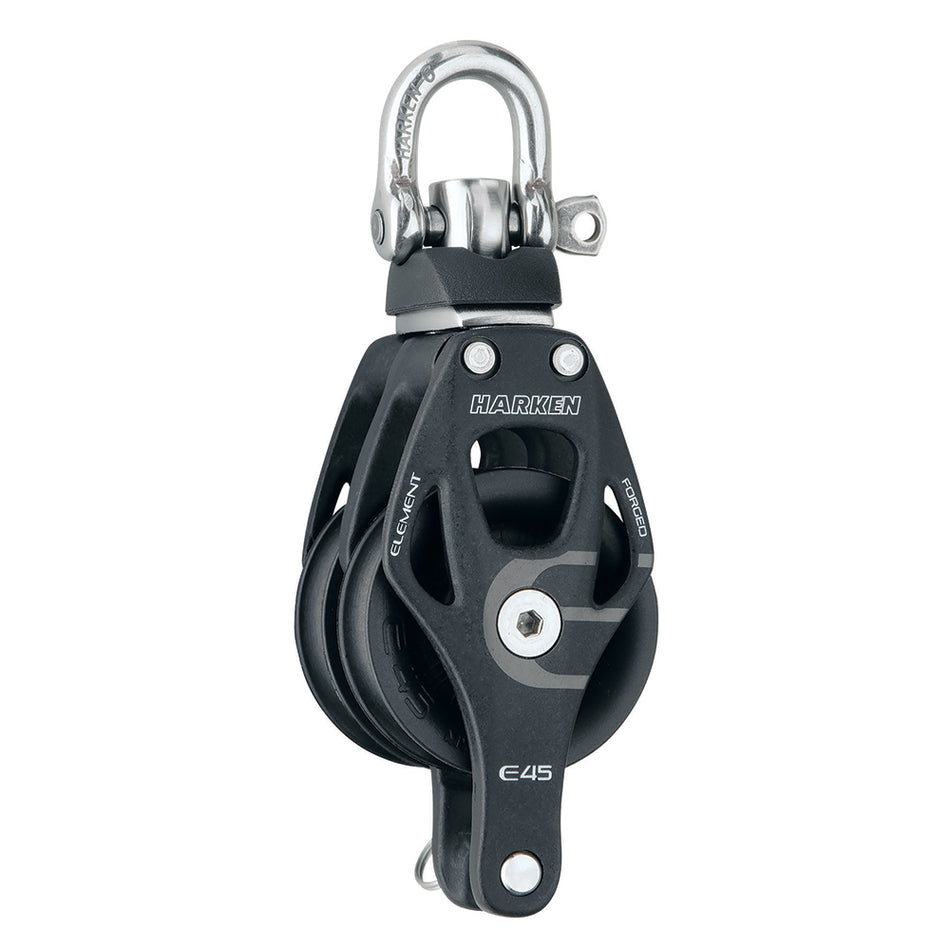 Harken 45mm Double Element Block w/Swivel & Becket 6239 — Quality Boat Parts