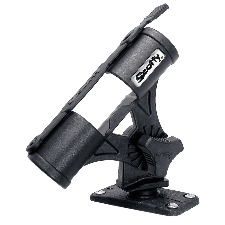 Scotty Fly Rod Holder w/244 Flush Deck Mount 264 — Quality Boat Parts