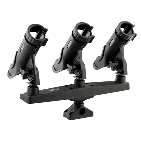 Scotty Triple Rod Holder w/3 230 Power Lock Rod Holders 256 — Quality Boat Parts