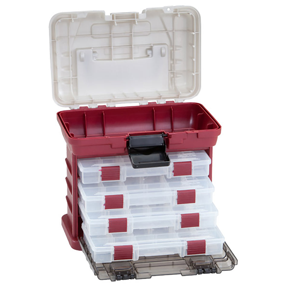Plano 4-By™ Rack System 3500 - Red Metallic/Silver 135402 — Quality Boat Parts