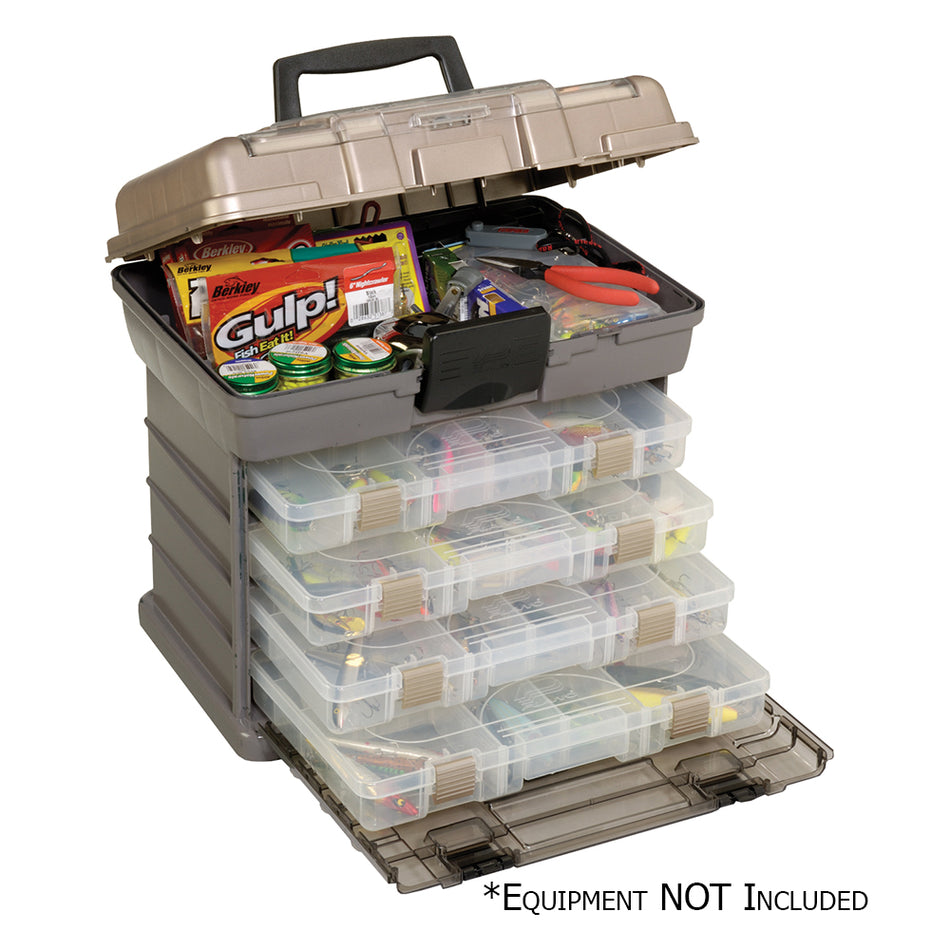 Plano Guide Series™ Stowaway® Rack Tackle Box System - Graphite/Sandstone 137401 — Quality Boat Parts