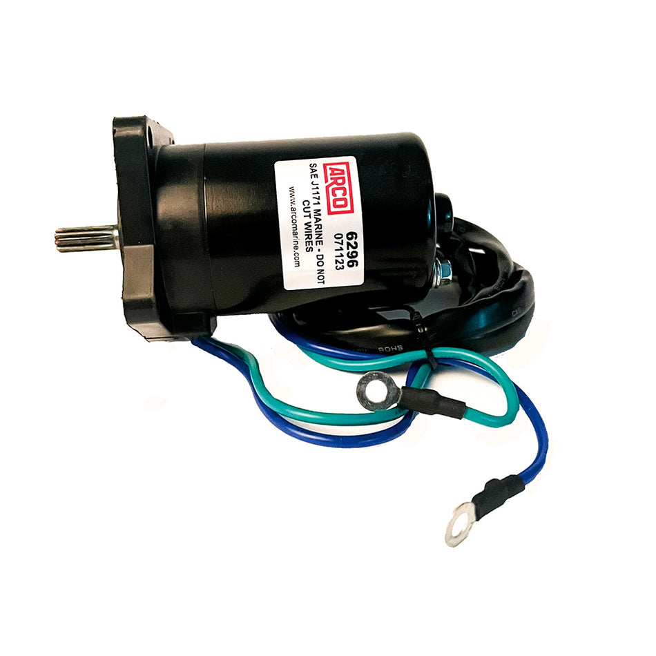 ARCO Marine Original Equipment Quality Replacement Yamaha Tilt Trim Motor - 2000-2019 T25 Series Engines 6296 — Quality Boat Parts