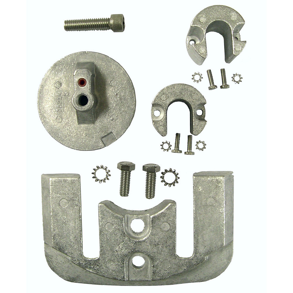 Performance Metals Mercruiser Bravo 2/3 Complete Anode Kit - Aluminum 10061A — Quality Boat Parts