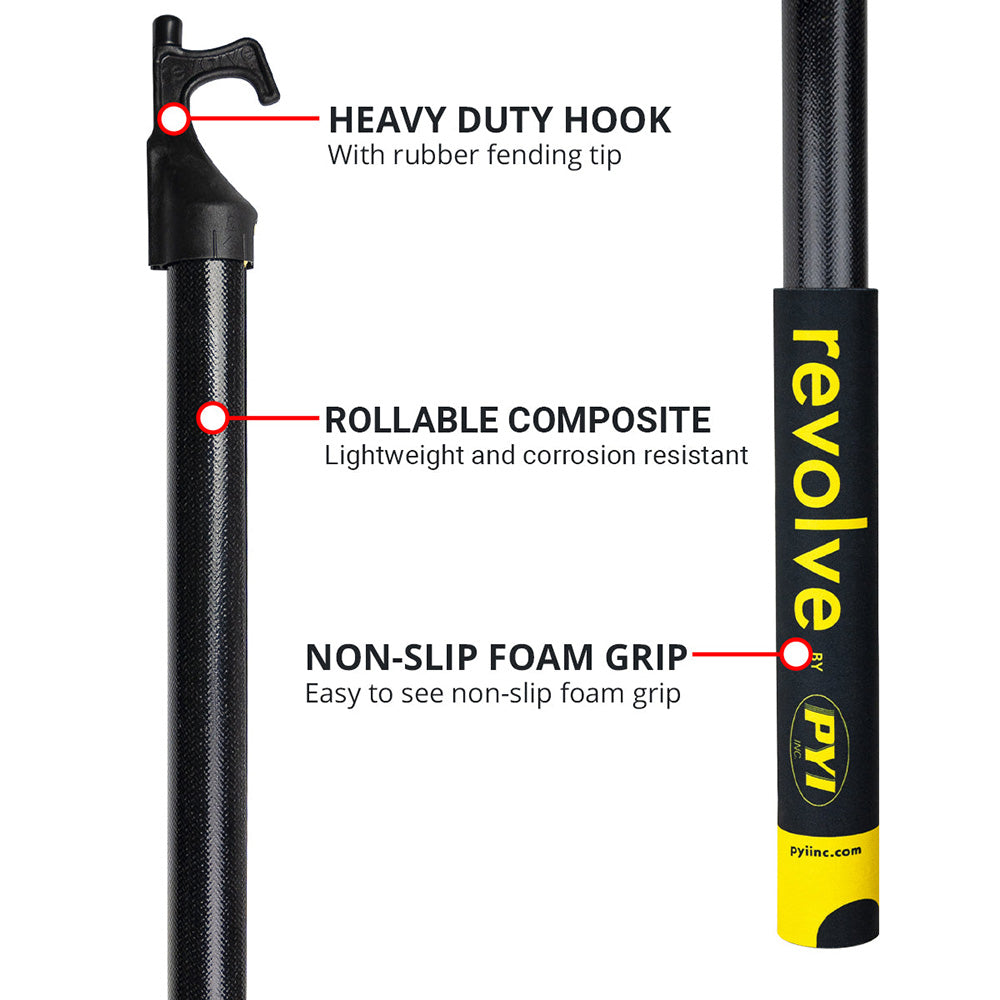 Revolve Rollable Boat Hook - 75" 03-REV-BH — Quality Boat Parts