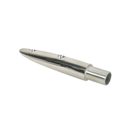 Whitecap 16-1/2° Rail End (End-Out) - 316 Stainless Steel - 7/8" Tube O.D. 6050 — Quality Boat Parts