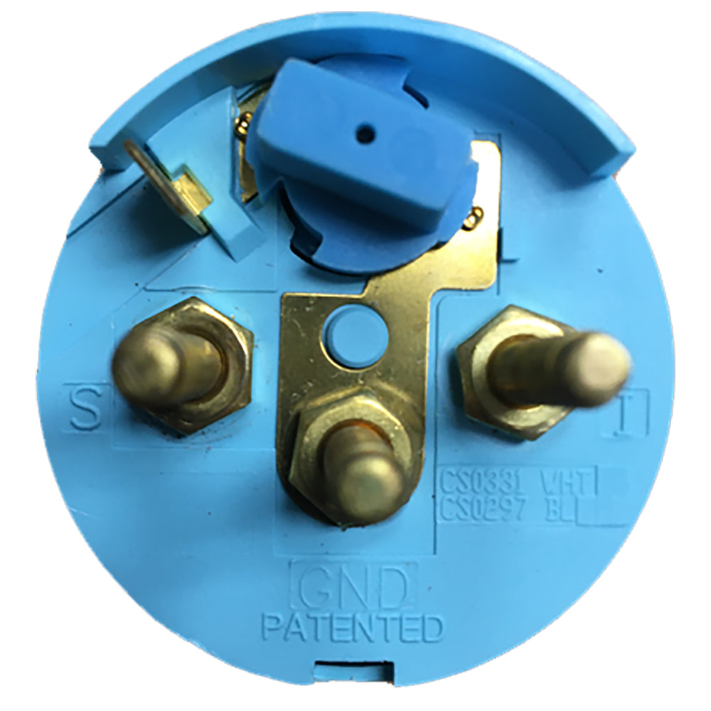Faria Euro Black 2" Tank Level Gauge - Potable Water 12830 — Quality Boat Parts