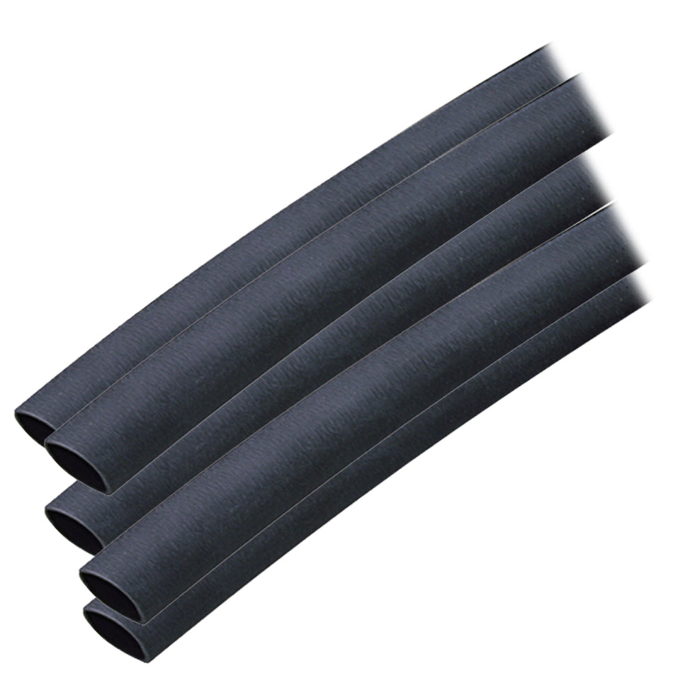 Ancor Adhesive Lined Heat Shrink Tubing (ALT) - 3/8" x 6" - 5-Pack - Black 304106 — Quality Boat Parts