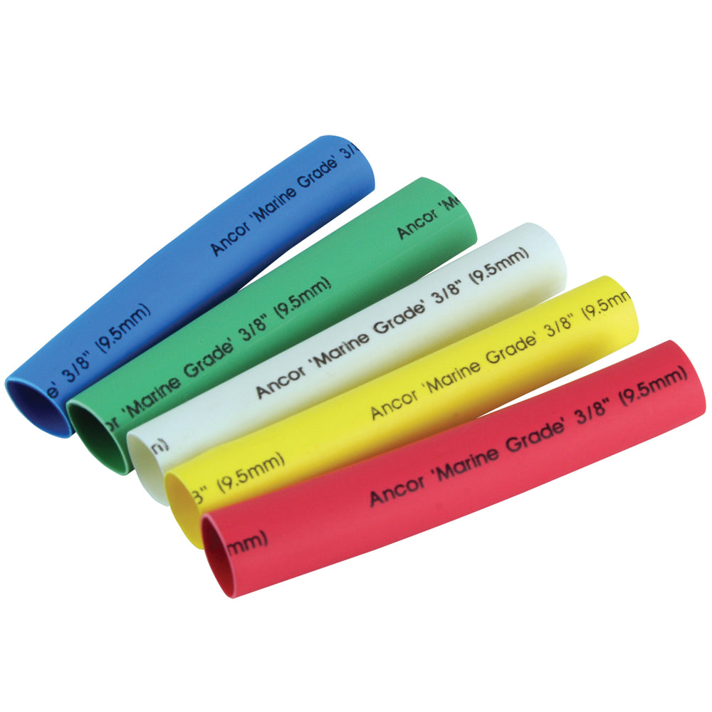 Ancor Adhesive Lined Heat Shrink Tubing - 5-Pack, 3", 12 to 8 AWG, Assorted Colors 304503 — Quality Boat Parts