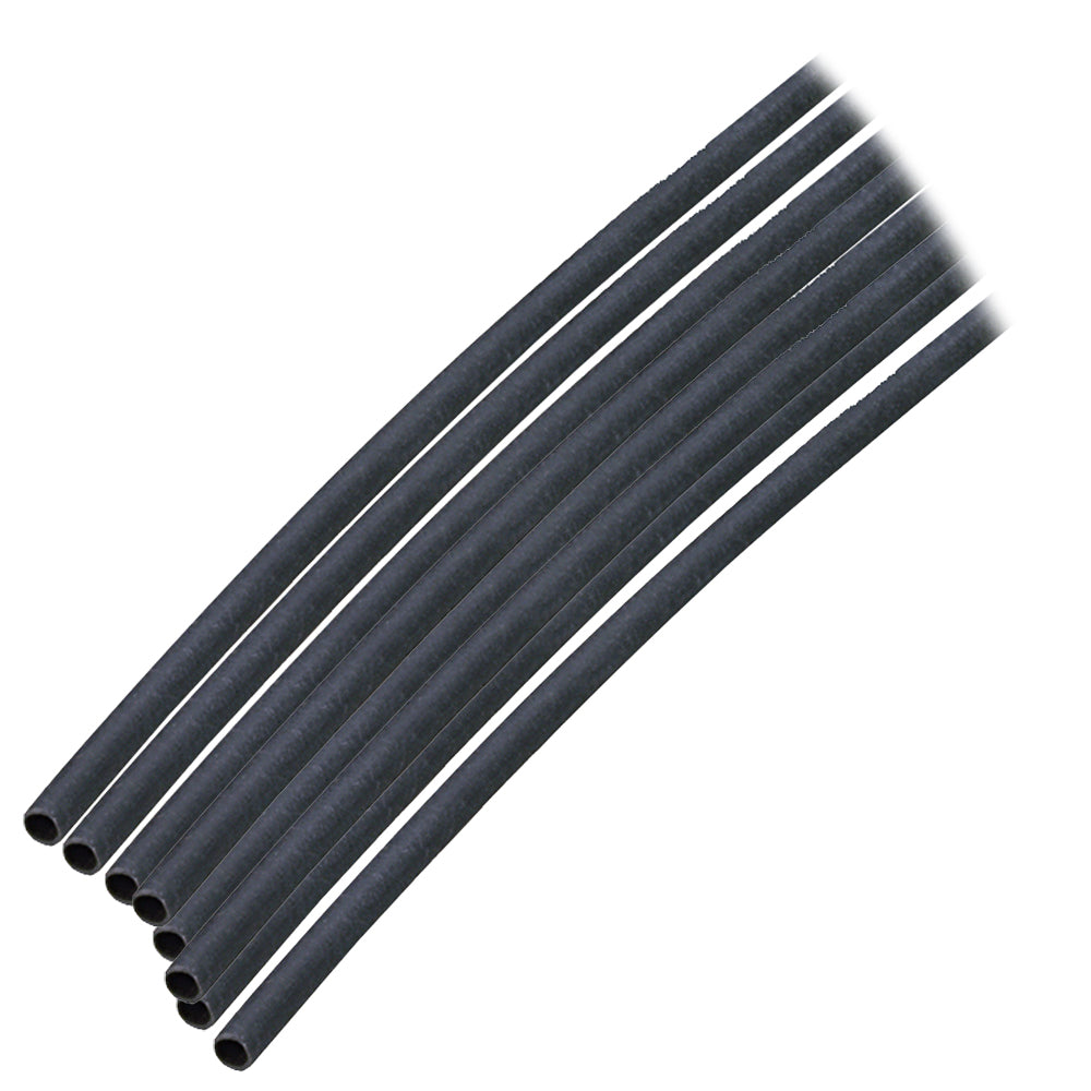 Ancor Adhesive Lined Heat Shrink Tubing (ALT) - 1/8" x 12" - 10-Pack - Black 301124 — Quality Boat Parts