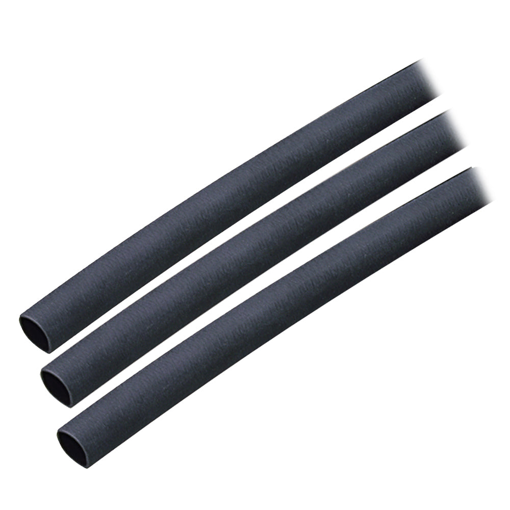 Ancor Adhesive Lined Heat Shrink Tubing (ALT) - 1/4" x 3" - 3-Pack - Black 303103 — Quality Boat Parts