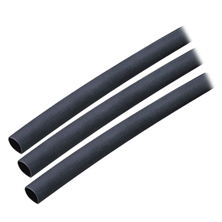 Ancor Adhesive Lined Heat Shrink Tubing (ALT) - 1/4" x 3" - 3-Pack - Black 303103 — Quality Boat Parts