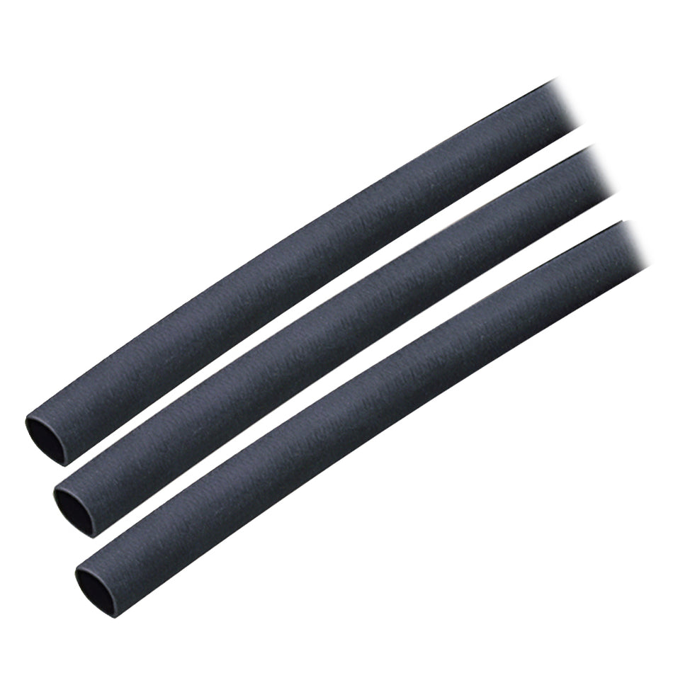 Ancor Adhesive Lined Heat Shrink Tubing (ALT) - 1/4" x 3" - 3-Pack - Black 303103 — Quality Boat Parts