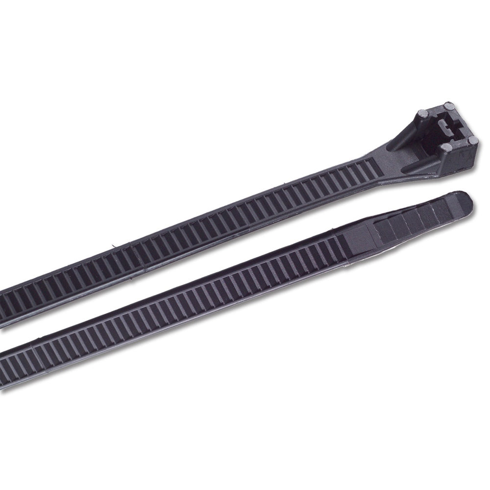 Ancor 15" UV Black Heavy Duty Cable Zip Ties - 25 Pack 199259 — Quality Boat Parts