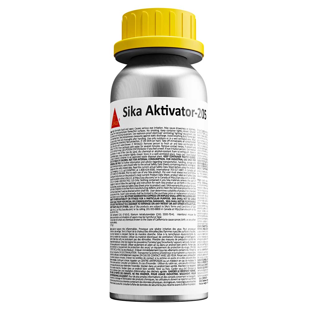 Sika Aktivator-205 Clear 250ml Bottle 108616 — Quality Boat Parts