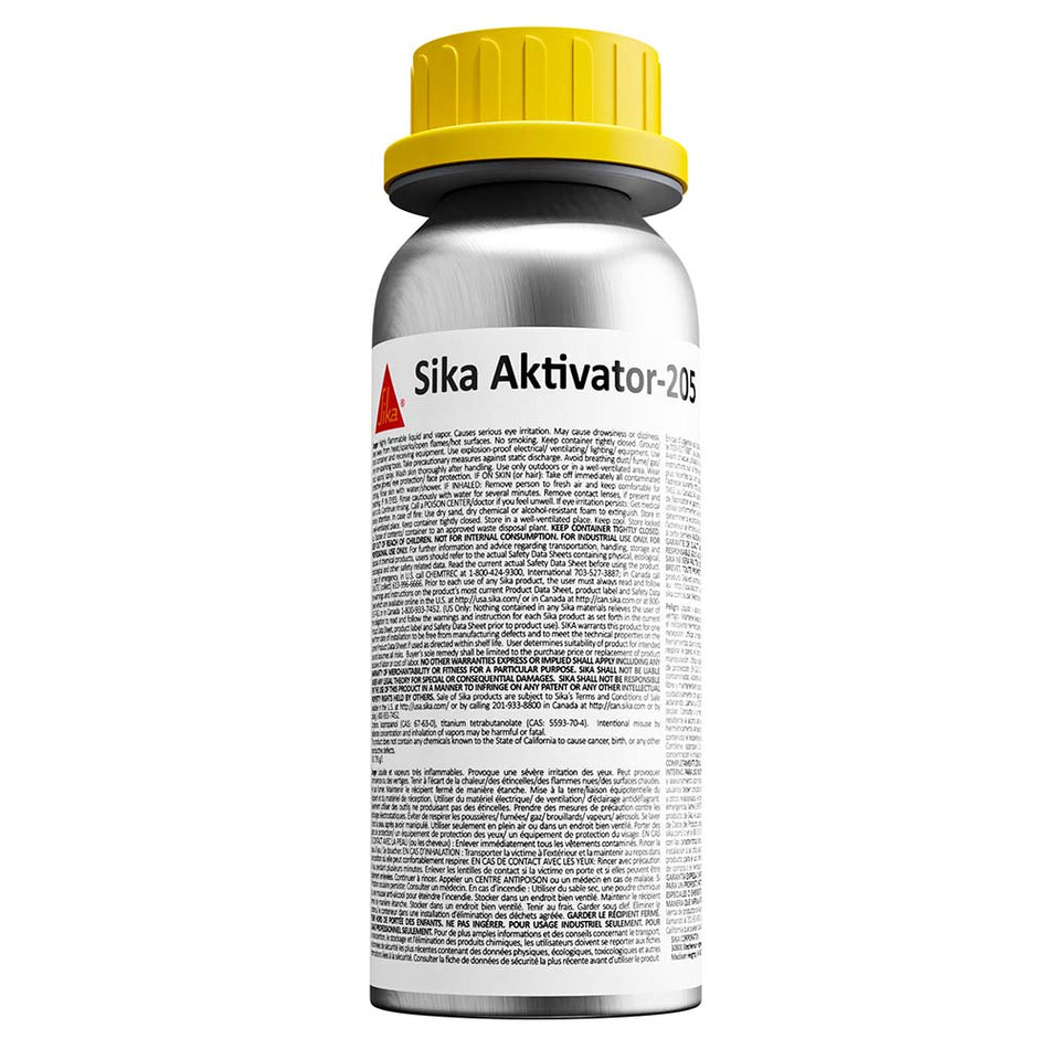 Sika Aktivator-205 Clear 250ml Bottle 108616 — Quality Boat Parts