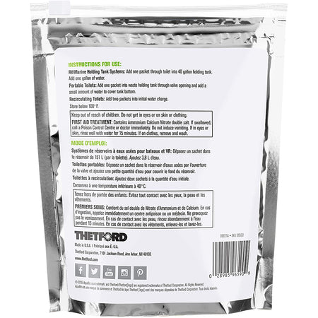 Thetford AquaBio - 16 Toss-Ins® Concentrate Packets 96590 — Quality Boat Parts