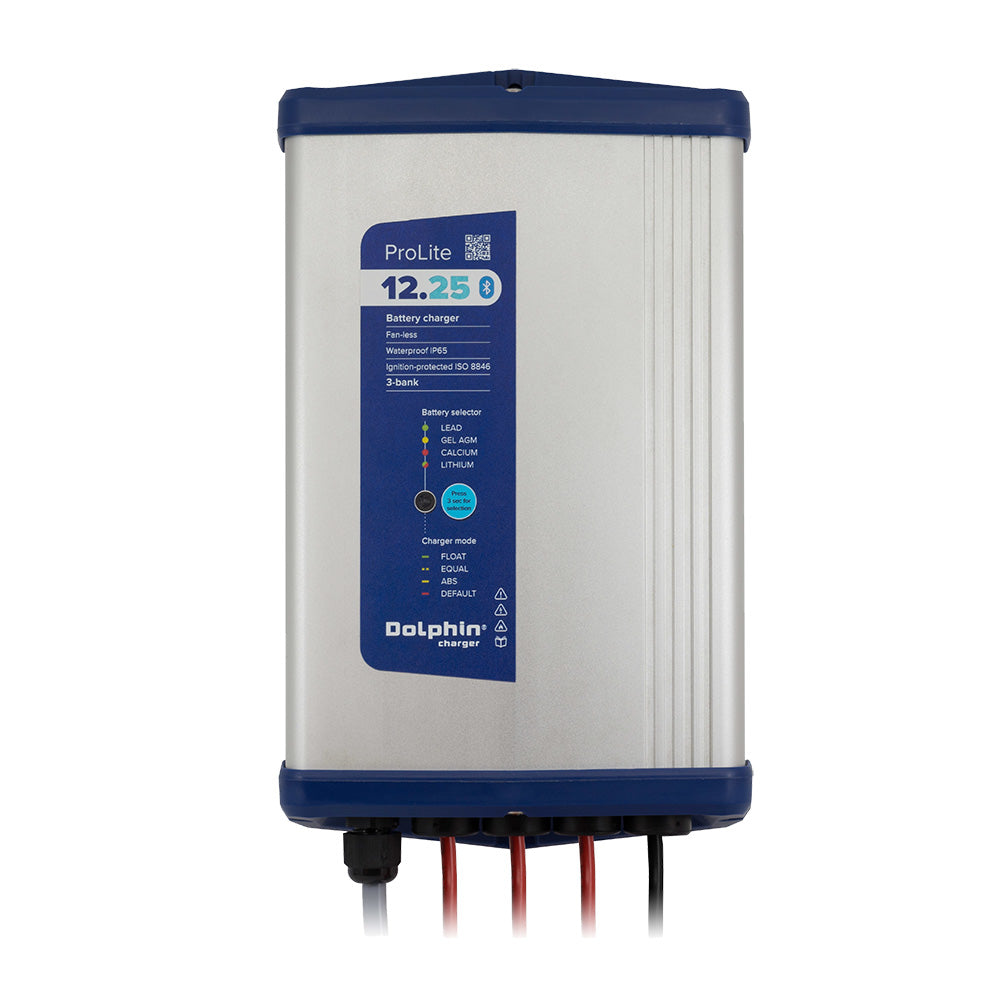 Dolphin Charger PROLITE Series Dolphin Battery Charger - 12V, 25A, 110/220VAC - 3 Outputs 99225 — Quality Boat Parts