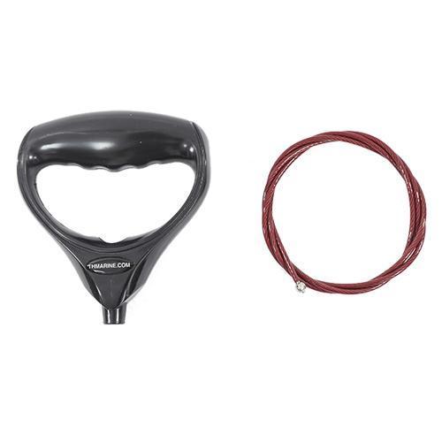 TH Marine G-Force Handle and Cable Black GFH-1G-DP — Quality Boat Parts
