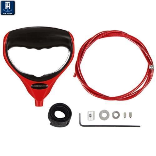 TH Marine G-Force Handle and Cable Red GFH-1R-DP — Quality Boat Parts