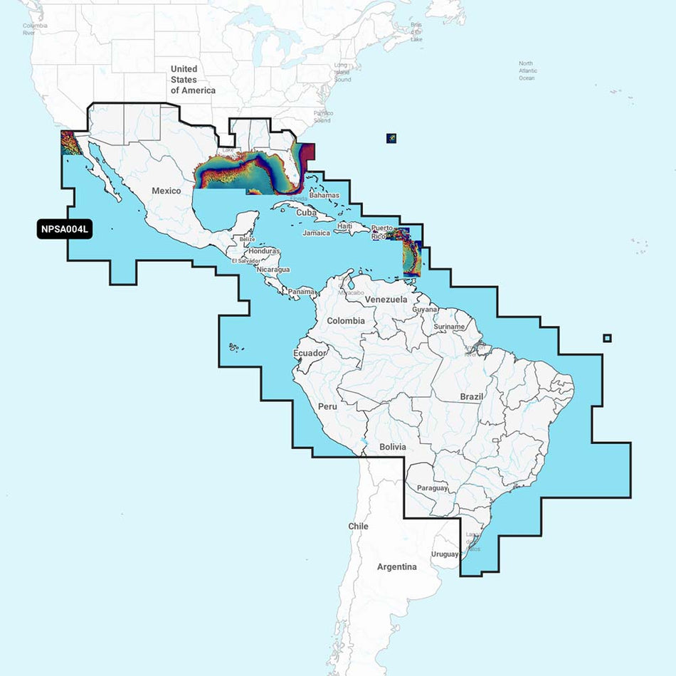 Navionics Platinum+ NPSA004L - Mexico, Caribbean to Brazil 010-C1364-40 — Quality Boat Parts