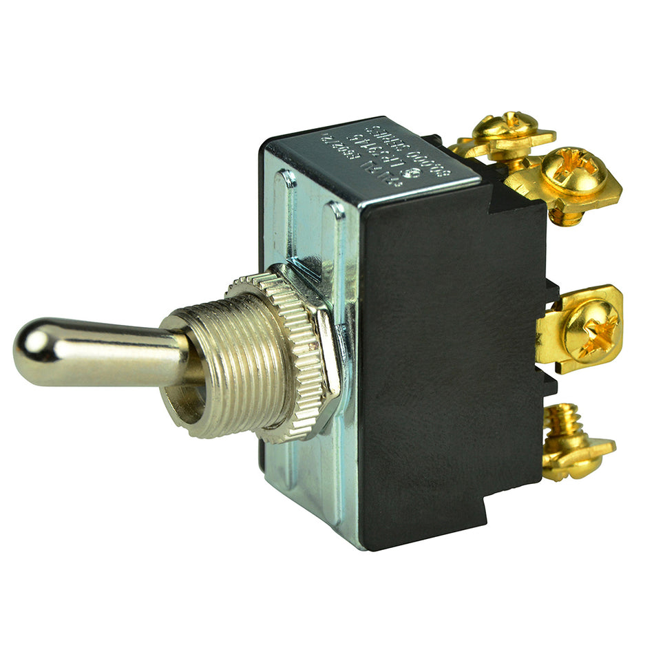 BEP DPDT Chrome Plated Toggle Switch - ON/OFF/ON 1002018 — Quality Boat Parts