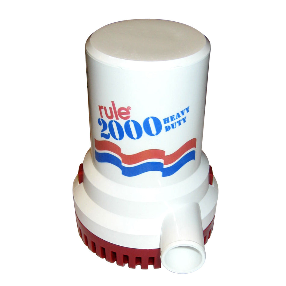 Rule 2000 G.P.H. Non-Automatic Bilge Pump - 24V 12 — Quality Boat Parts