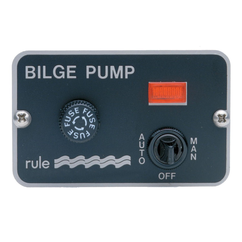 Rule Deluxe 3-Way Panel Lighted Switch f/Auto Float 24/32VDC 42 — Quality Boat Parts