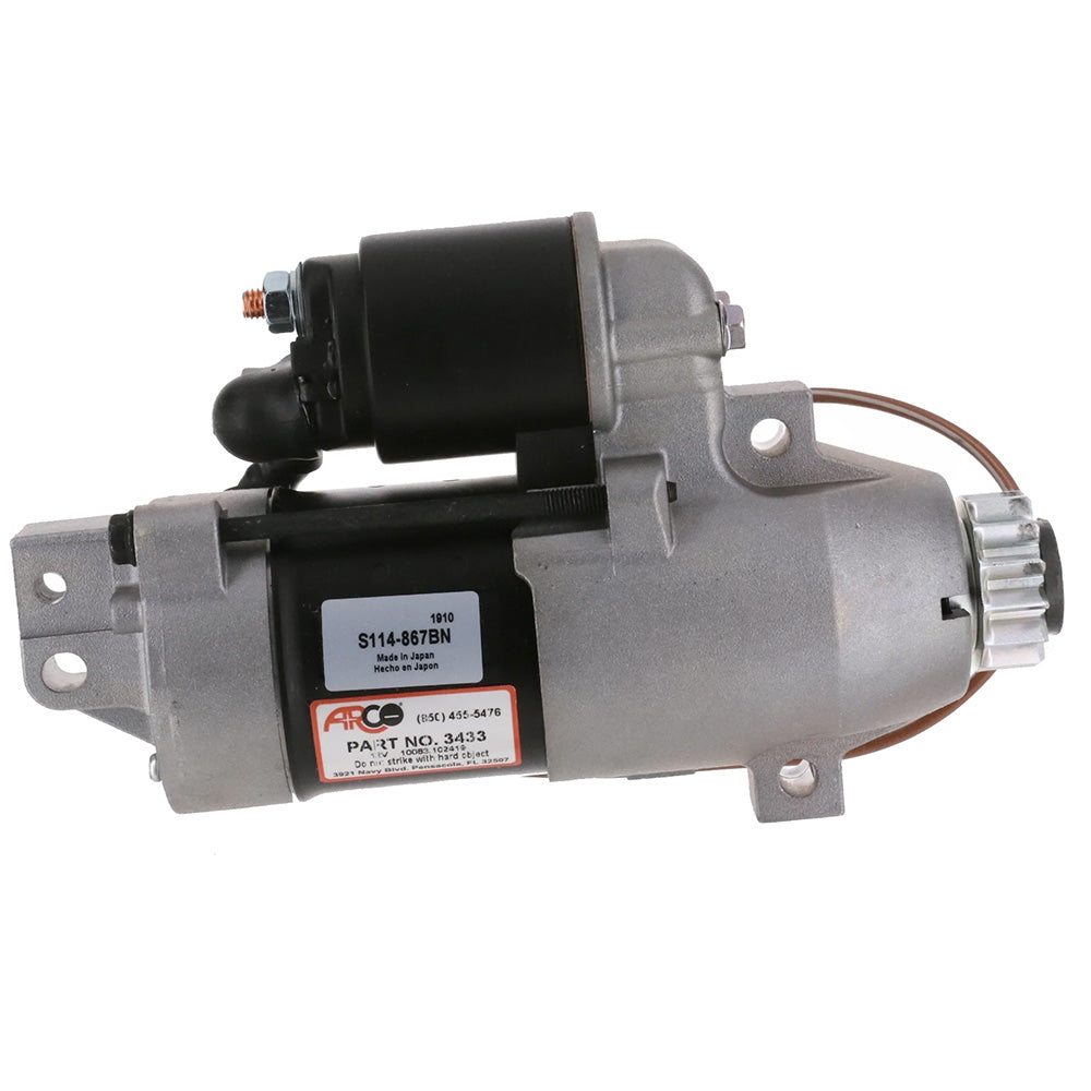ARCO Marine Premium Replacement Yamaha Outboard Starter - 13 Tooth 3433 — Quality Boat Parts