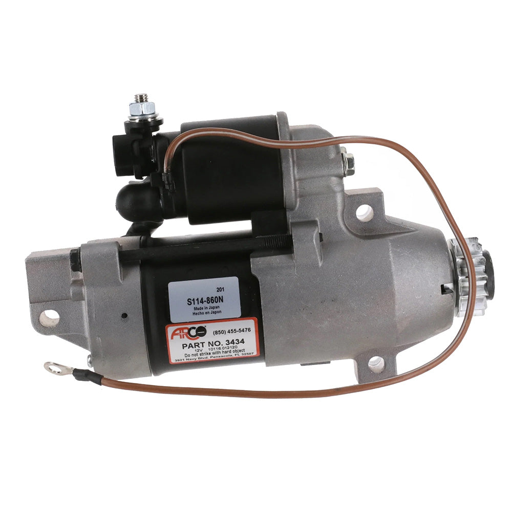 ARCO Marine Premium Replacement Outboard Starter f/Yamaha 200-225HP - 13 Tooth 3434 — Quality Boat Parts