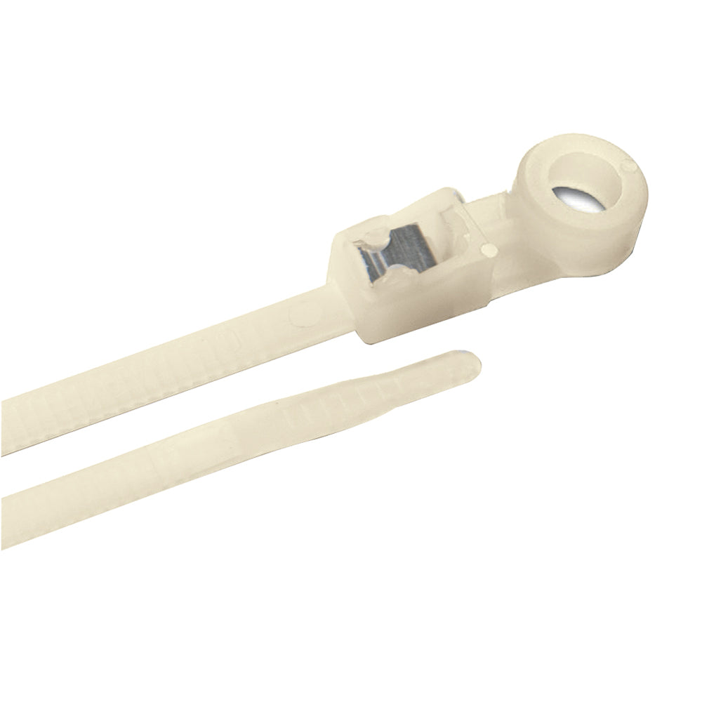 Ancor Mounting Self-Cutting Cable Ties - 8" - Natural - 20-Pack 199309 — Quality Boat Parts