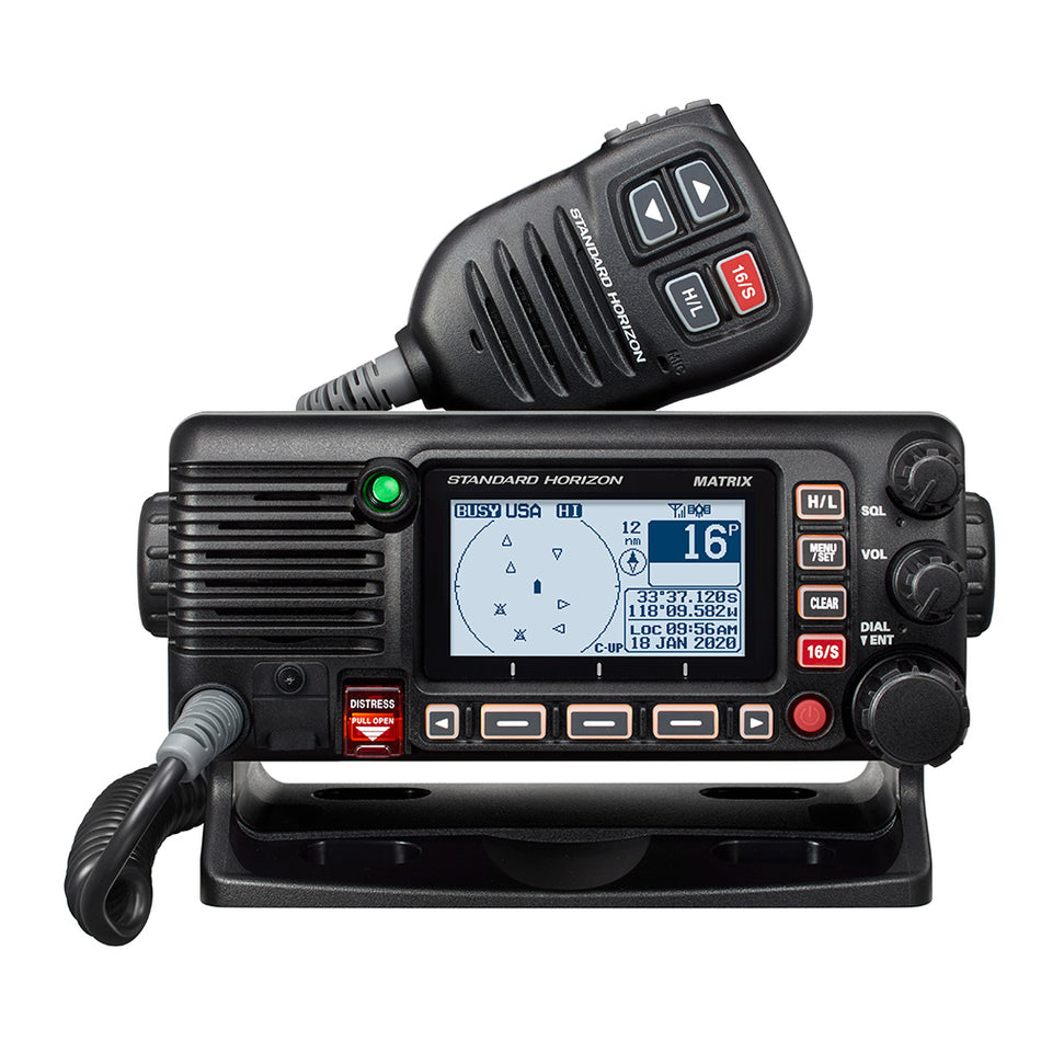 Standard Matrix AIS/GPS Black 25W Fixed Mount VHF NMEA2000 GX2410GPS — Quality Boat Parts