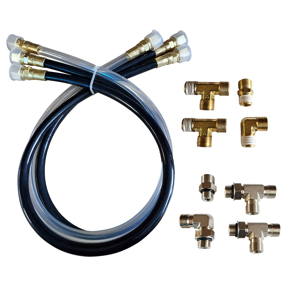 SI-TEX Autopilot Hydraulic Steering Installation Kit w/Hoses & Fittings OC17SUK42 — Quality Boat Parts
