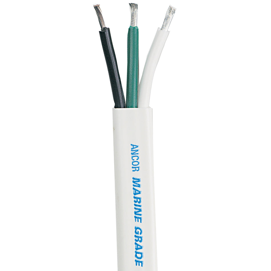 Ancor White Triplex Cable - 6/3 AWG - Flat - 100' 130710 — Quality Boat Parts