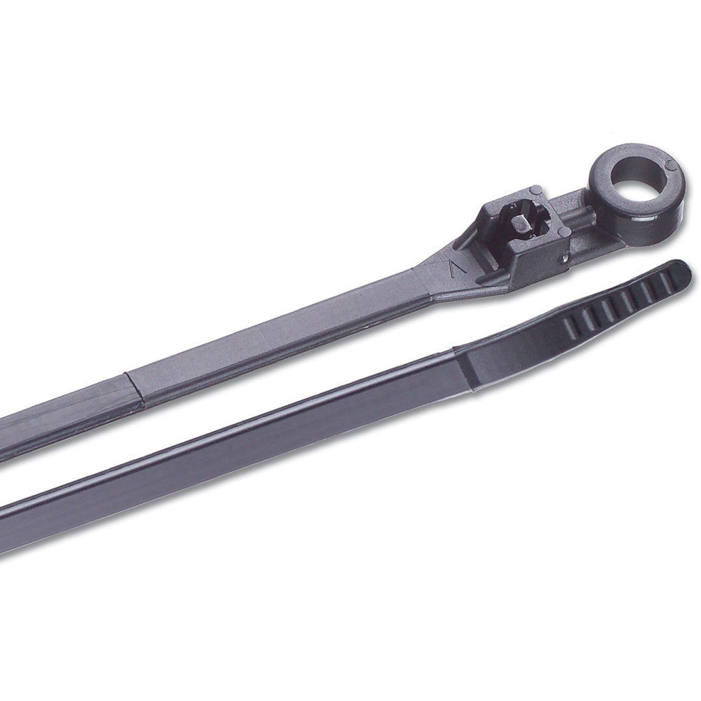 Ancor 8" UV Black Mounting Cable Zip Ties - 100 Pack 199229 — Quality Boat Parts