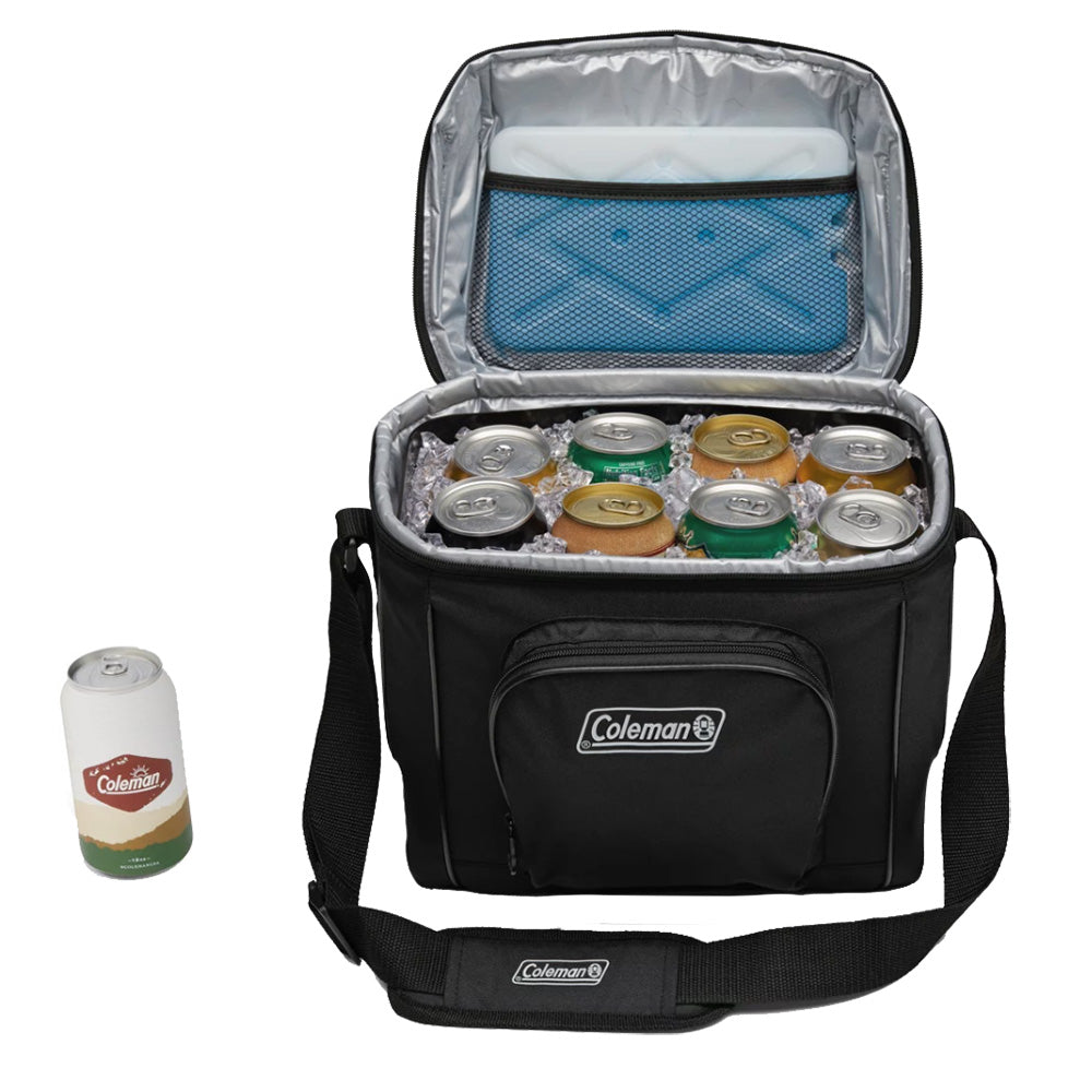 Coleman Chiller™ 16-Can Soft-Sided Portable Cooler - Black 2158135 — Quality Boat Parts