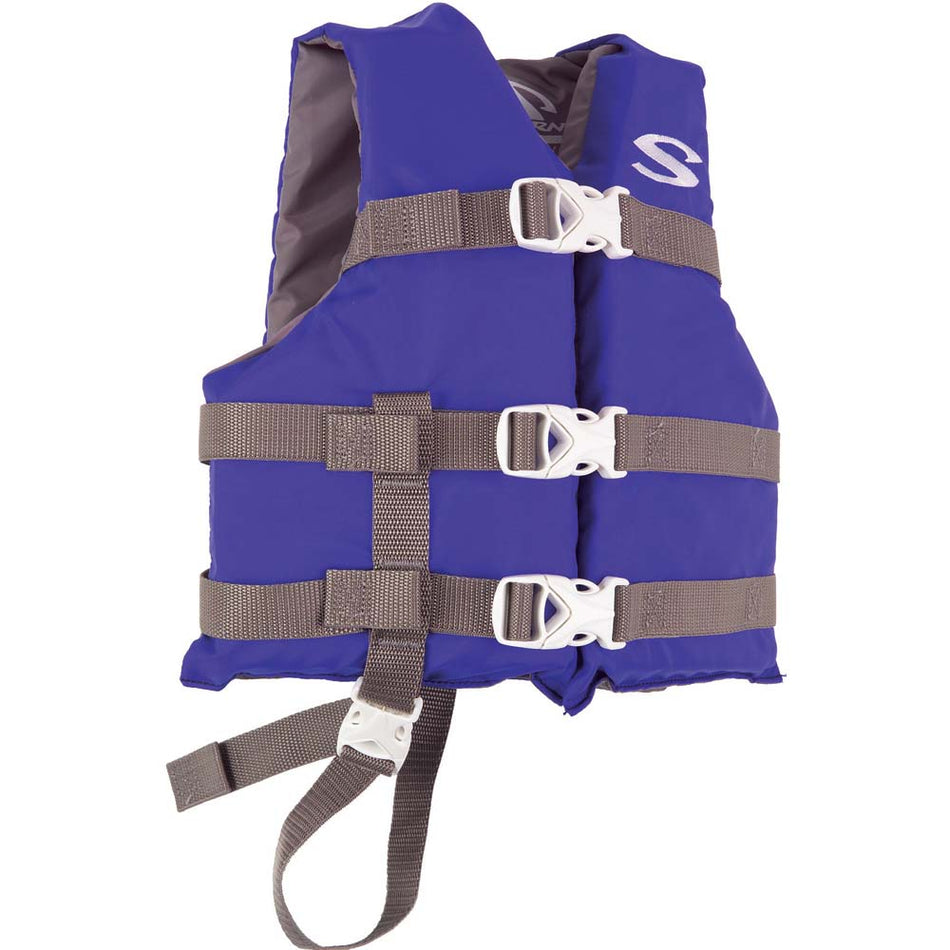 Stearns Classic Series Child Life Jacket - 30-50lbs - Blue/Grey 2159358 — Quality Boat Parts