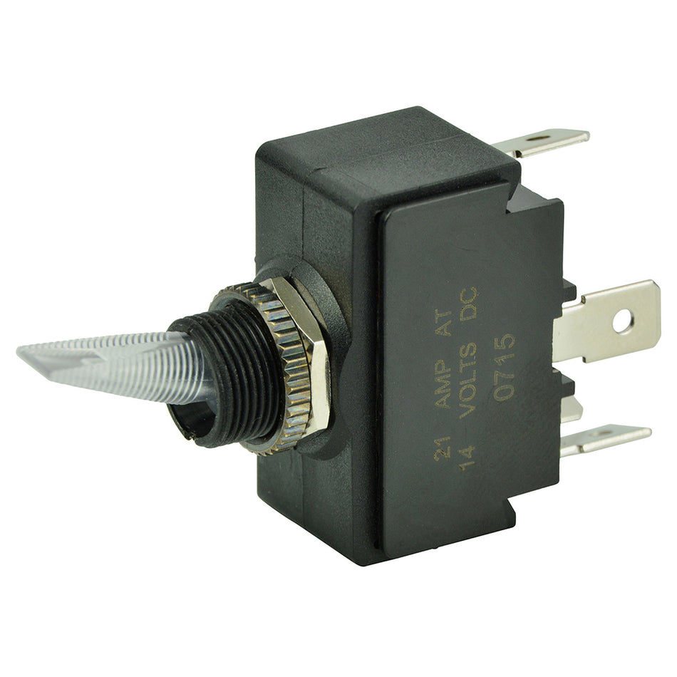 BEP SPST Lighted Toggle Switch - Red LED - 12V - ON/OFF 1001906 — Quality Boat Parts