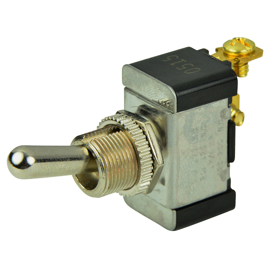 BEP SPST Chrome Plated Toggle Switch -OFF/(ON) 1002002 — Quality Boat Parts