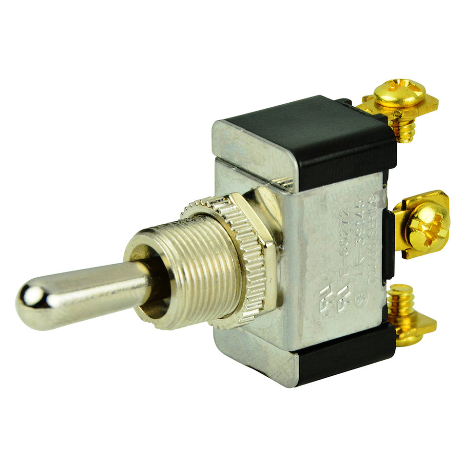 BEP SPDT Chrome Plated Toggle Switch - (ON)/OFF/(ON) 1002004 — Quality Boat Parts
