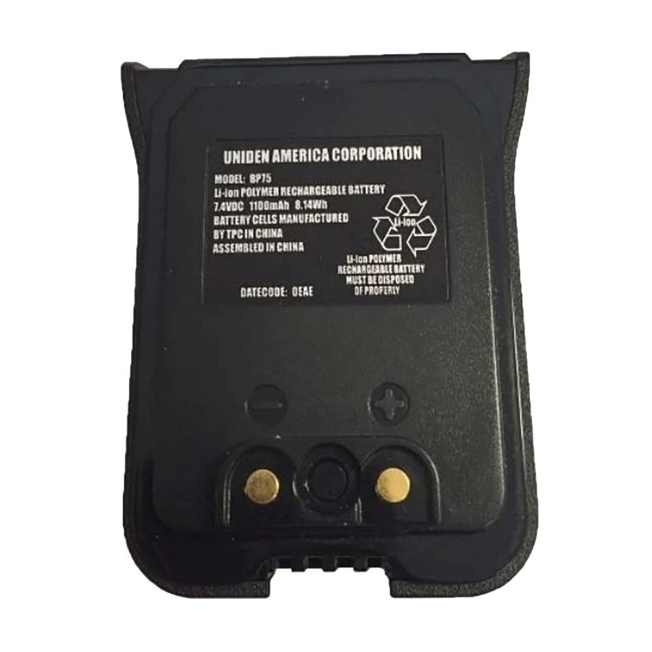 Uniden Replacement Battery For MHS75 BBTH0927001 — Quality Boat Parts