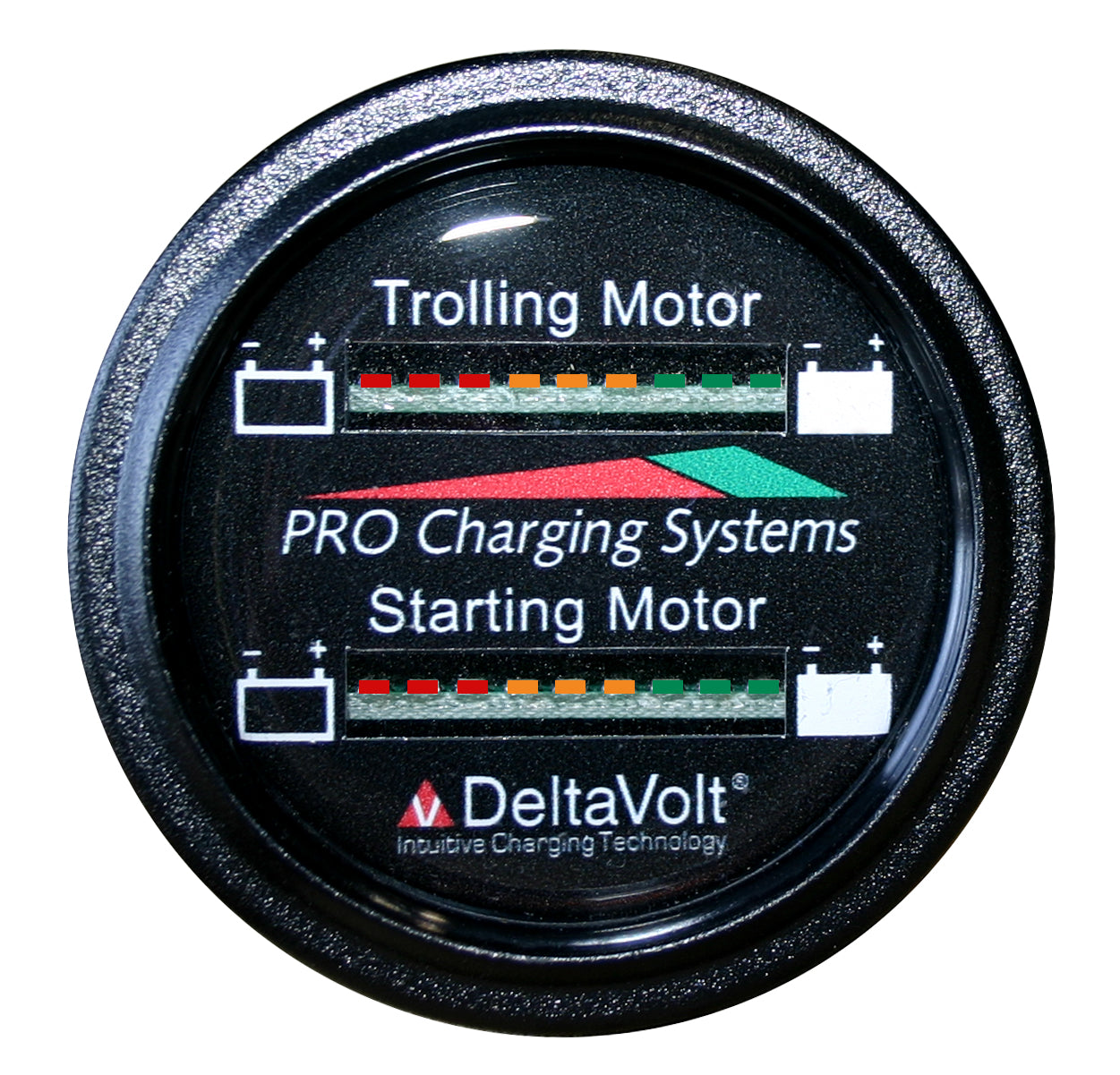 Dual Pro Battery Fuel Gauge For 1 - 24v, 1 - 12v Systems BFGWOM1524V/12V — Quality Boat Parts